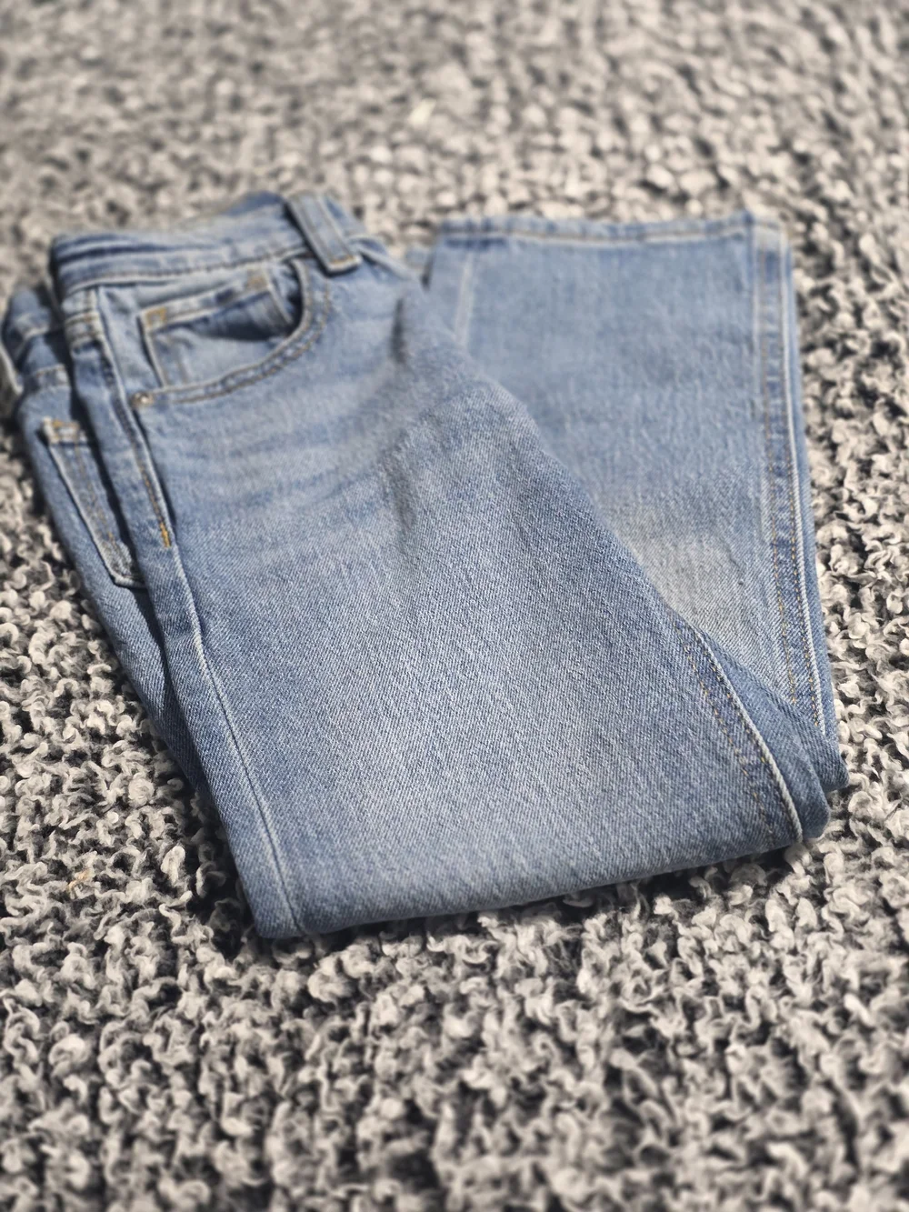 Old Navy STRAIGHT LEG Blue  Distressed Jeans